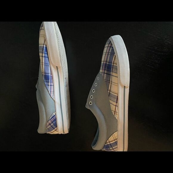 Phat Farm plaid canvas cookout men’s shoes sneakers size 10M - Picture 2 of 7